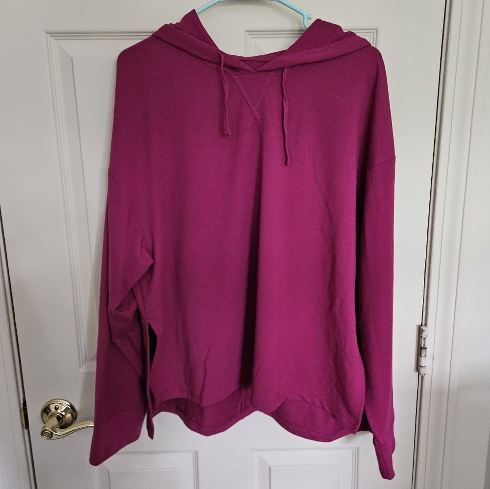 NWT Magenta Nike Yoga Dri-fit Hoodie L